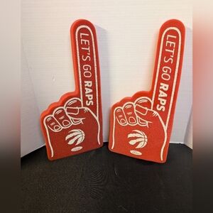 Toronto Raptors Basketball Fan Cheering Ford Advertising Foam  #1 Finger Hand